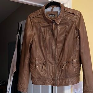 Butter soft leather bomber